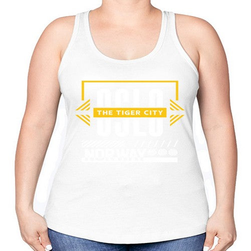 Oslo 1553# - cities -Racerback Tank