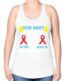 Our body awareness in the West is ridiculous Style 33# - Self awareness -Racerback Tank
