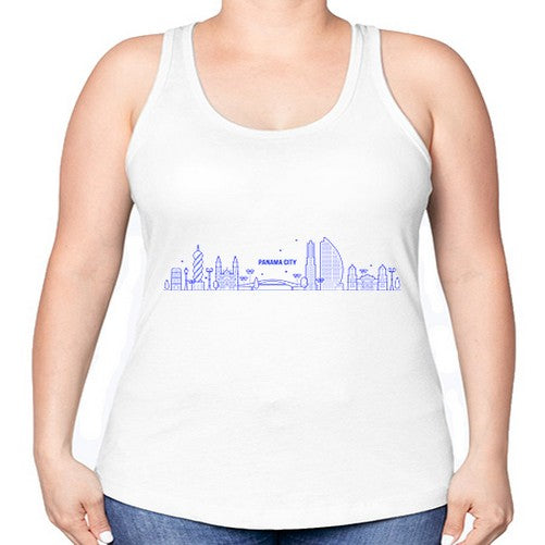 Panama 1570# - cities -Racerback Tank