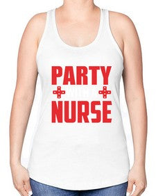 Party With Nurse1301# - nurse -Racerback Tank