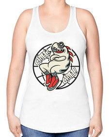 Pay the chills 201# - cartoon general -Racerback Tank