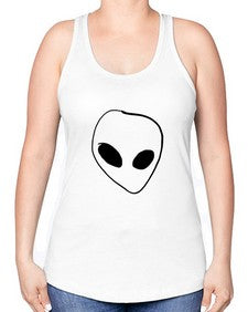 Pocket Alien 22# - ufo -Racerback Tank