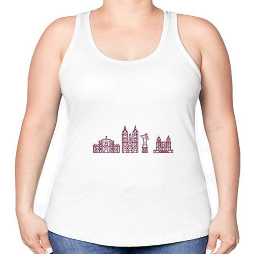 Quito 1702# - cities -Racerback Tank