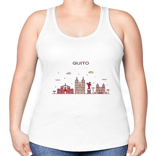 Quito 1703# - cities -Racerback Tank