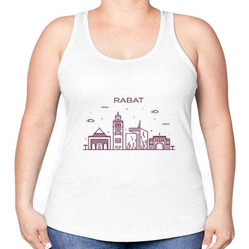 Rabat 1704# - cities -Racerback Tank