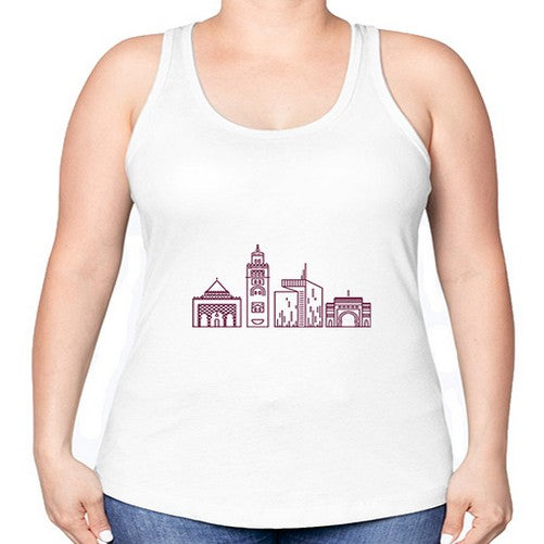 Rabat 1705# - cities -Racerback Tank