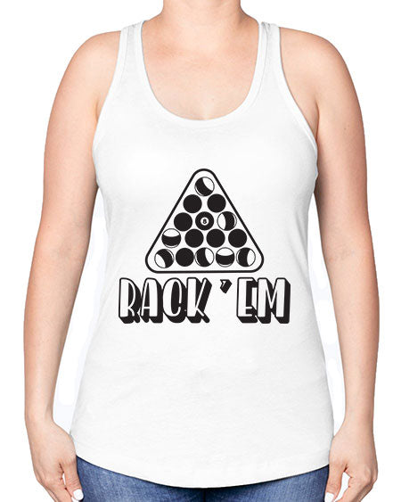 Rack em 558# - billards -Racerback Tank