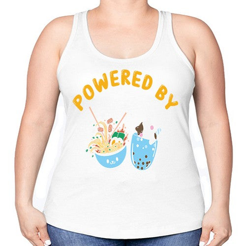 Ramen Bubble Tea Japanese Noodles Anime 278# - anime -Racerback Tank
