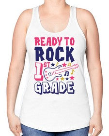 Ready To Rock first 730# - first grade -Racerback Tank