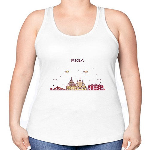 Riga 1729# - cities -Racerback Tank
