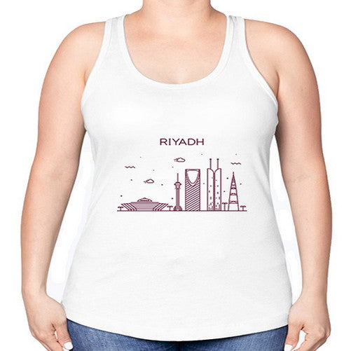 Riyadh 1739# - cities -Racerback Tank