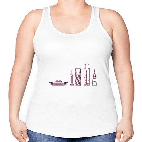 Riyadh 1740# - cities -Racerback Tank