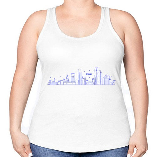 Riyadh 1743# - cities -Racerback Tank