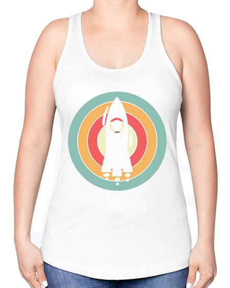 Rocket Scientist 150# - general science -Racerback Tank