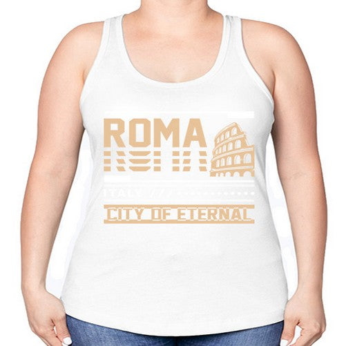 Roma 1745# - cities -Racerback Tank