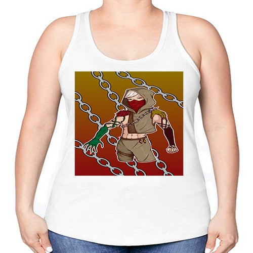 Rose and demon 75# - anime -Racerback Tank