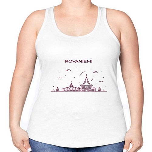Rovaniemi 1755# - cities -Racerback Tank