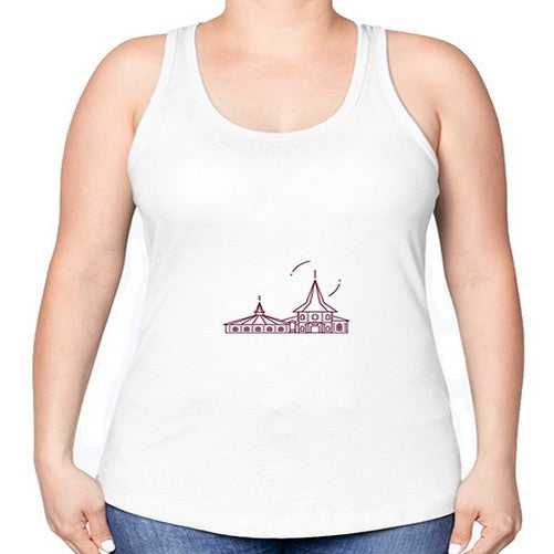 Rovaniemi 1756# - cities -Racerback Tank