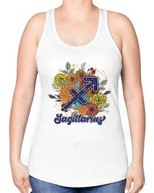 Sagittarius 130# - sagittarius -Racerback Tank