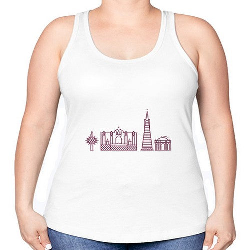 SanFrancisco 1789# - cities -Racerback Tank