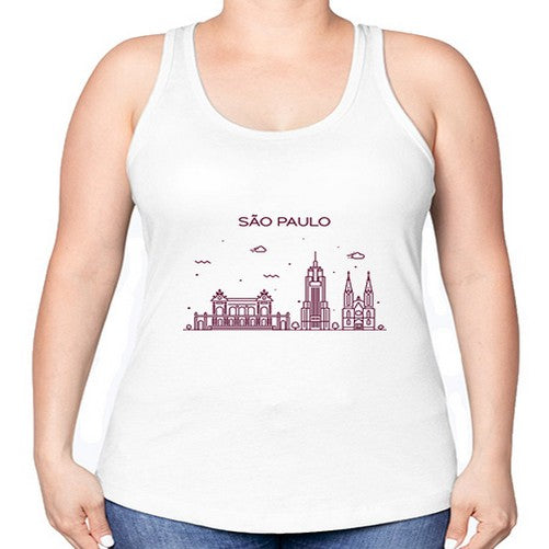 SaoPaulo 1800# - cities -Racerback Tank
