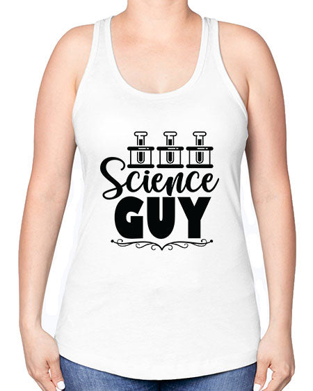 Science Guy 118# - general science -Racerback Tank
