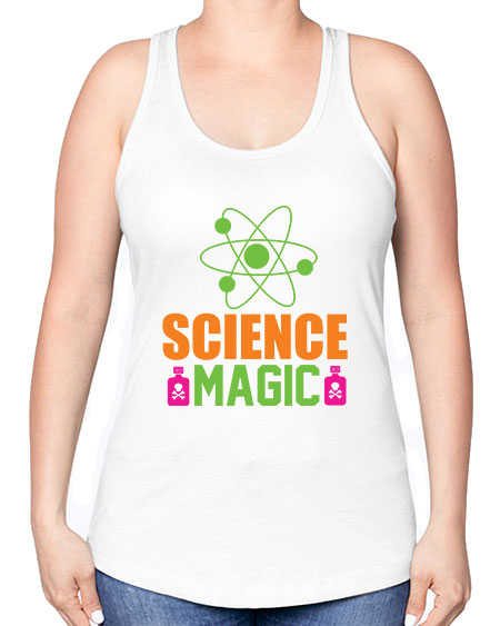 Science Magic 68# - general science -Racerback Tank