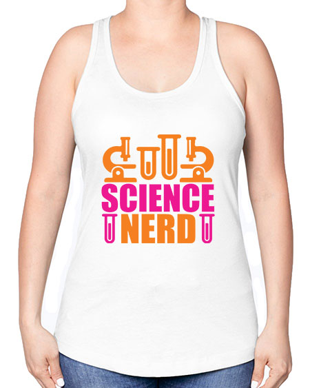 Science Nerd 59# - general science -Racerback Tank
