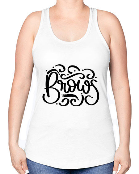 SingleBrows Style 29# - beauty - fashion -Racerback Tank