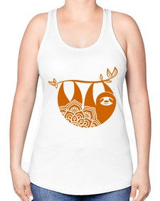 SlothMandala 1076# - mandala -Racerback Tank