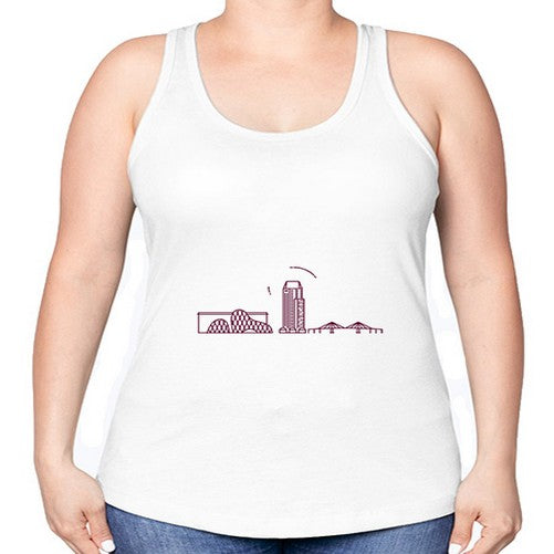 StPetersburgFL 1888# - cities -Racerback Tank