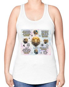 Straight Leo 473# - leo -Racerback Tank