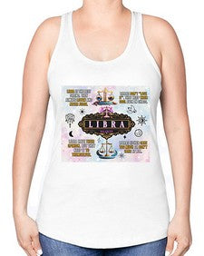 Straight Libra 474# - libra -Racerback Tank