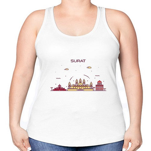 Surat 1908# - cities -Racerback Tank