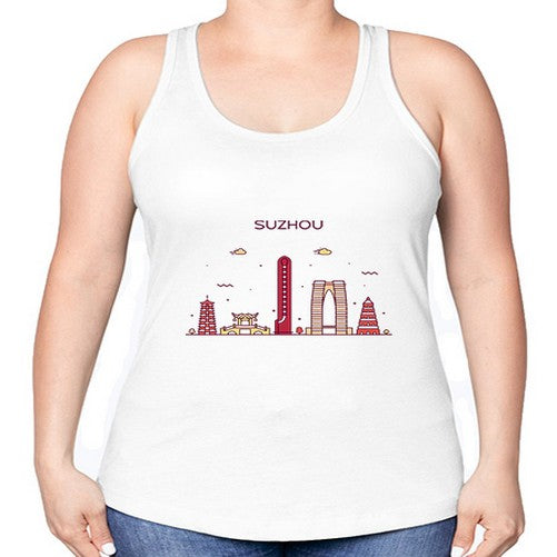 Suzhou 1913# - cities -Racerback Tank