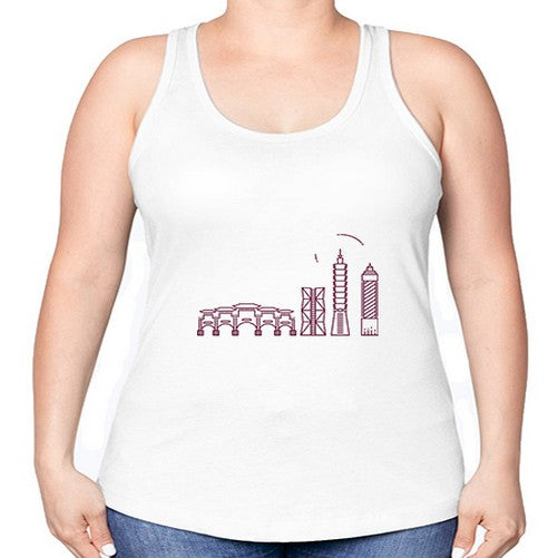 Taipei 1936# - cities -Racerback Tank