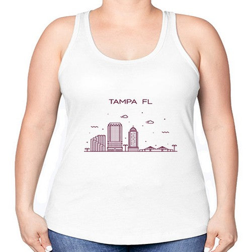 TampaFL 1944# - cities -Racerback Tank