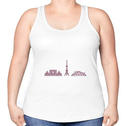 Tashkent 1949# - cities -Racerback Tank