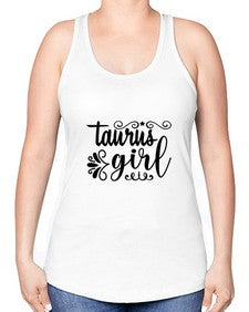 Taurus girl 499# - taurus -Racerback Tank