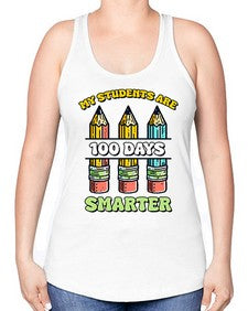 Teacher My Students Are one hundred 922# - one hundred days -Racerback Tank