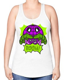The boomdays 249# - cartoon general -Racerback Tank
