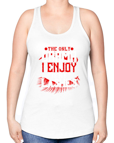The only drama I enjoy is my lashes Style 182# - beauty - fashion -Racerback Tank