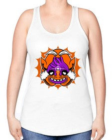 The super egg 253# - cartoon general -Racerback Tank