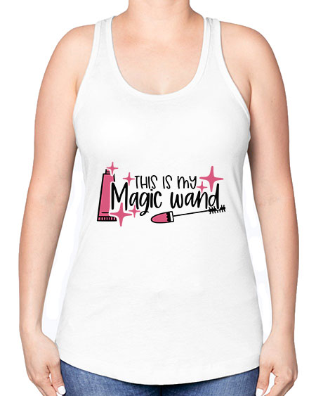 This Is My Magic Wand Style 13# - beauty - fashion -Racerback Tank