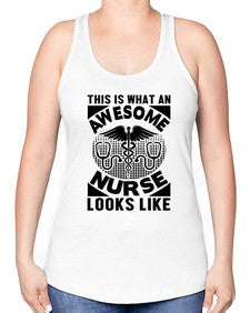 This is what an Style 1549# - nurse -Racerback Tank