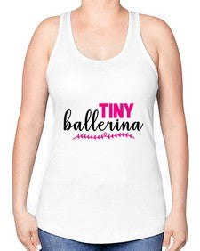 Tiny ballerina 202# - ballet -Racerback Tank