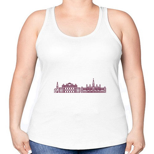 Vienna 2075# - cities -Racerback Tank