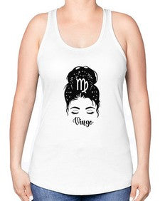 Virgo woman - virgo -Racerback Tank