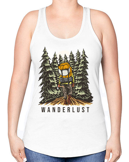Wanderlust 2# - nature -Racerback Tank