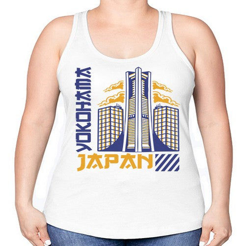 Yokohama 2157# - cities -Racerback Tank